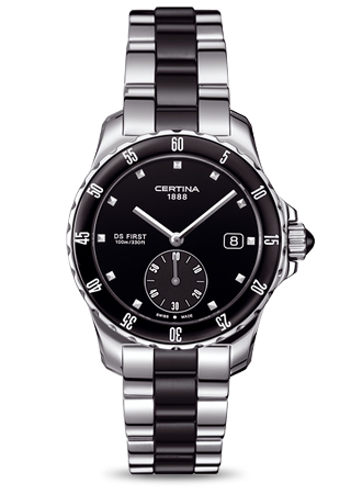 Certina DS First Lady Ceramic Black Bracelet